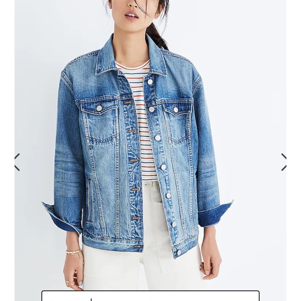 Madewell Oversized denim jacket in capstone wash